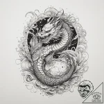 Tattoo sketch cosmic identity, tattoo sketch… – tattoo sketch (№1760399725_0, 13.10.2025 23:55) — tattoovalue.net