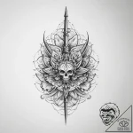 Tattoo sketch needle – tattoo sketch (№1760403426_0, 14.10.2025 00:57) — tattoovalue.net