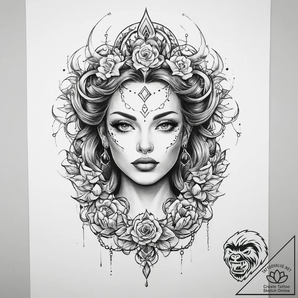 Tattoo sketch entrepreneur - tattoo sketch (№1760406044_0, 14.10.2025 01:40) — tattoovalue.net