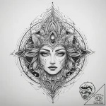 Tattoo sketch cosmic fable, tattoo drawing ou… – tattoo sketch (№1760406262_0, 14.10.2025 01:44) — tattoovalue.net