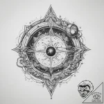 Tattoo sketch cosmic history, ink illustratio… – tattoo sketch (№1760407809_0, 14.10.2025 02:10) — tattoovalue.net