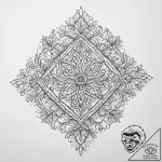 Tattoo sketch slavic embroidery pattern with… – tattoo sketch (№1760409550_0, 14.10.2025 02:39) — tattoovalue.net