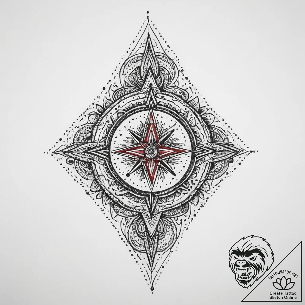 Tattoo sketch spirit, tattoo flash sheet desi... - tattoo sketch (№1760410421_0, 14.10.2025 02:53) — tattoovalue.net