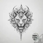 Tattoo sketch spirit, concept art for tattoo,… – tattoo sketch (№1760413264_0, 14.10.2025 03:41) — tattoovalue.net