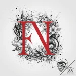 Tattoo sketch a couple’s initials, ink illust… – tattoo sketch (№1760414790_0, 14.10.2025 04:06) — tattoovalue.net