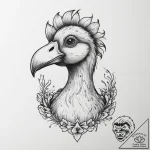 Tattoo sketch dodo bird, tattoo flash sheet d… – tattoo sketch (№1760415008_0, 14.10.2025 04:10) — tattoovalue.net