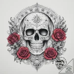 Tattoo sketch slavic embroidery pattern with… – tattoo sketch (№1760415888_0, 14.10.2025 04:24) — tattoovalue.net