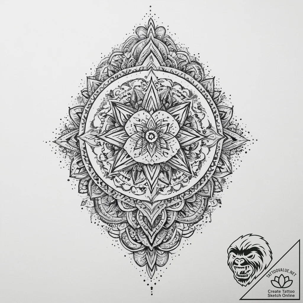 Tattoo sketch village, tattoo line art, soft... - tattoo sketch (№1760416569_0, 14.10.2025 04:36) — tattoovalue.net