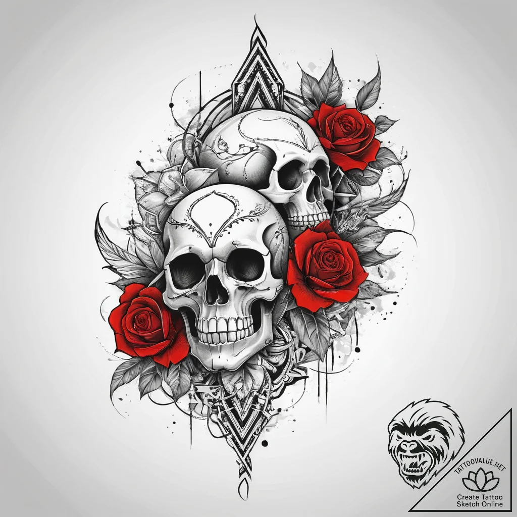 Tattoo sketch tribal абстрактный узор, artist... - tattoo sketch (№1760417253_0, 14.10.2025 04:47) — tattoovalue.net