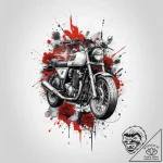 Tattoo sketch hands with a motorcycle, artist… – tattoo sketch (№1760417480_0, 14.10.2025 04:51) — tattoovalue.net