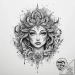 Tattoo sketch mythological scene, ink illustr… – tattoo sketch (№1760417967_0, 14.10.2025 04:59) — tattoovalue.net