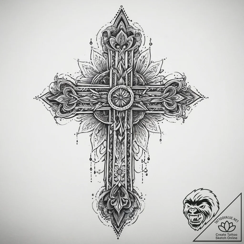 Tattoo sketch passion, concept art for tattoo... - tattoo sketch (№1760418227_0, 14.10.2025 05:03) — tattoovalue.net