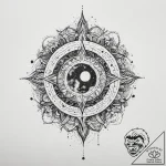 Tattoo sketch cosmic source, tattoo sketch de… – tattoo sketch (№1760421321_0, 14.10.2025 05:55) — tattoovalue.net