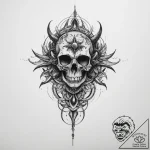 Tattoo sketch obsidian – tattoo sketch (№1760423498_0, 14.10.2025 06:31) — tattoovalue.net