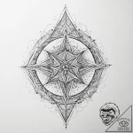 акварель (watercolor), tattoo line art, sepia… – tattoo sketch (№1760424900_0, 14.10.2025 06:55) — tattoovalue.net