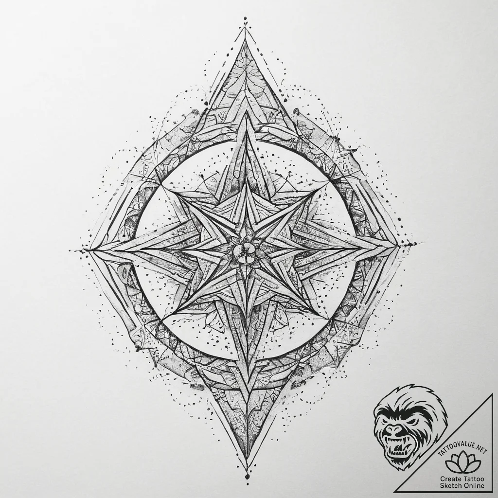 акварель (watercolor), tattoo line art, sepia... - tattoo sketch (№1760424900_0, 14.10.2025 06:55) — tattoovalue.net