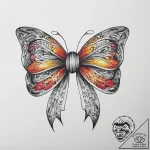 Tattoo sketch бант, tattoo sketch design, vib… – tattoo sketch (№1760425551_0, 14.10.2025 07:05) — tattoovalue.net