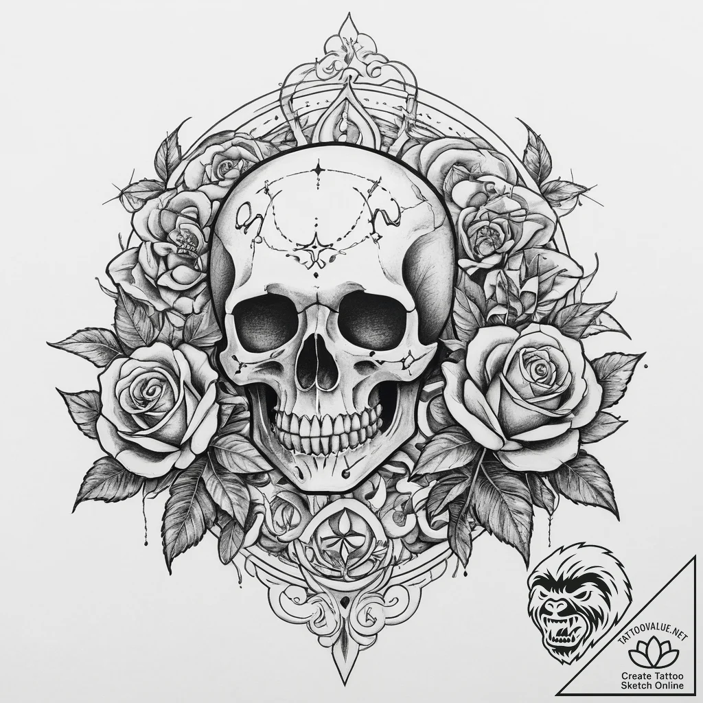 Tattoo sketch celestial tattoo, tattoo drawin... - tattoo sketch (№1760427292_0, 14.10.2025 07:34) — tattoovalue.net