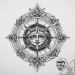 Tattoo sketch cosmic portrayal, tattoo sketch… – tattoo sketch (№1760427727_0, 14.10.2025 07:42) — tattoovalue.net