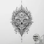 Tattoo sketch hand, ink illustration for tatt… – tattoo sketch (№1760428606_0, 14.10.2025 07:56) — tattoovalue.net