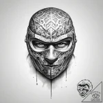 Tattoo sketch ninja mask – tattoo sketch (№1760429039_0, 14.10.2025 08:03) — tattoovalue.net