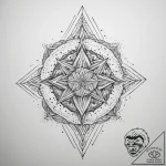 Tattoo sketch cosmic land, tattoo drawing out… – tattoo sketch (№1760430117_0, 14.10.2025 08:21) — tattoovalue.net