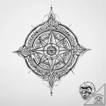 Tattoo sketch spiritual mark – tattoo sketch (№1760431201_0, 14.10.2025 08:40) — tattoovalue.net