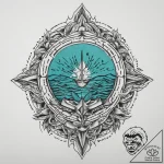 Tattoo sketch turquoise, tattoo sketch design… – tattoo sketch (№1760433593_0, 14.10.2025 09:19) — tattoovalue.net
