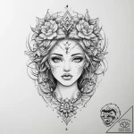Tattoo sketch sketchbook with fashion designs… – tattoo sketch (№1760439819_0, 14.10.2025 11:03) — tattoovalue.net