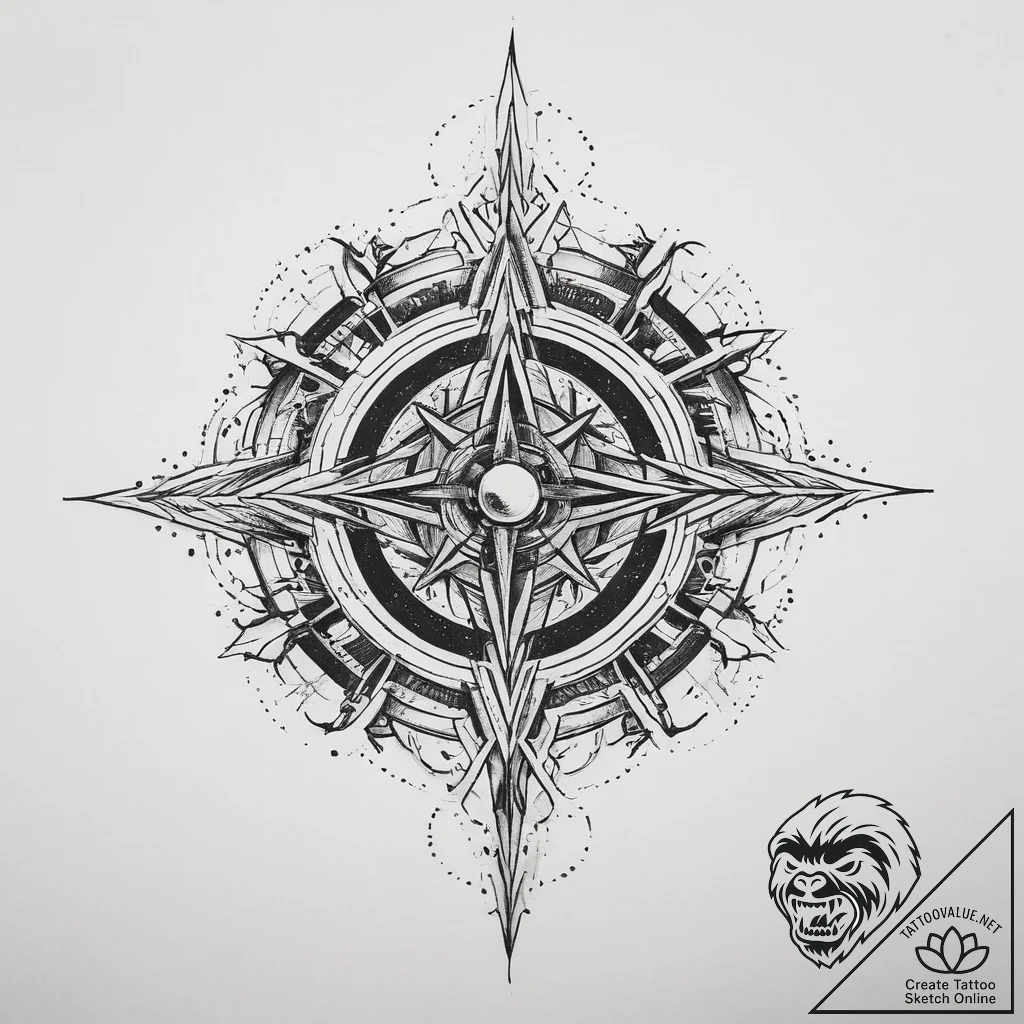 Tattoo sketch cosmic dimension, tattoo sketch... - tattoo sketch (№1760440035_0, 14.10.2025 11:07) — tattoovalue.net