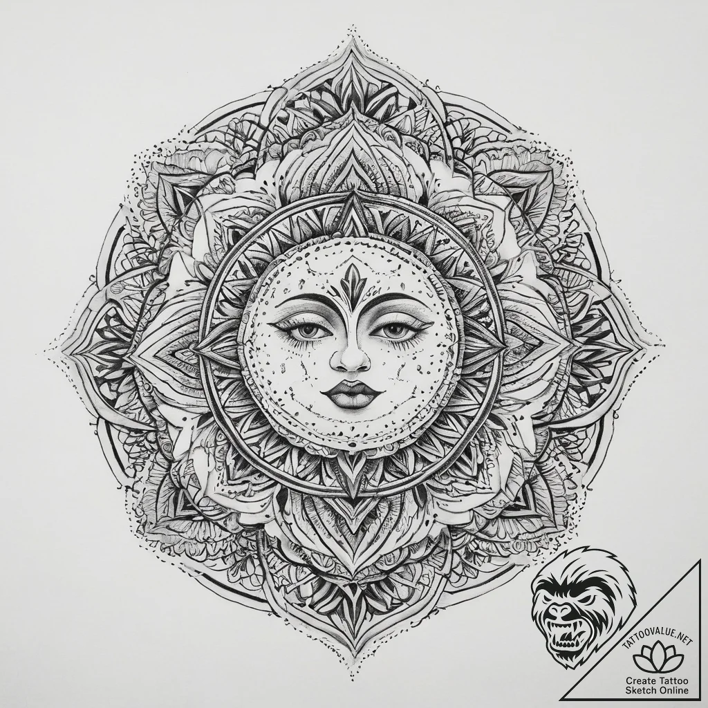 Tattoo sketch soldier with a brush, tattoo fl... - tattoo sketch (№1760441777_0, 14.10.2025 11:36) — tattoovalue.net