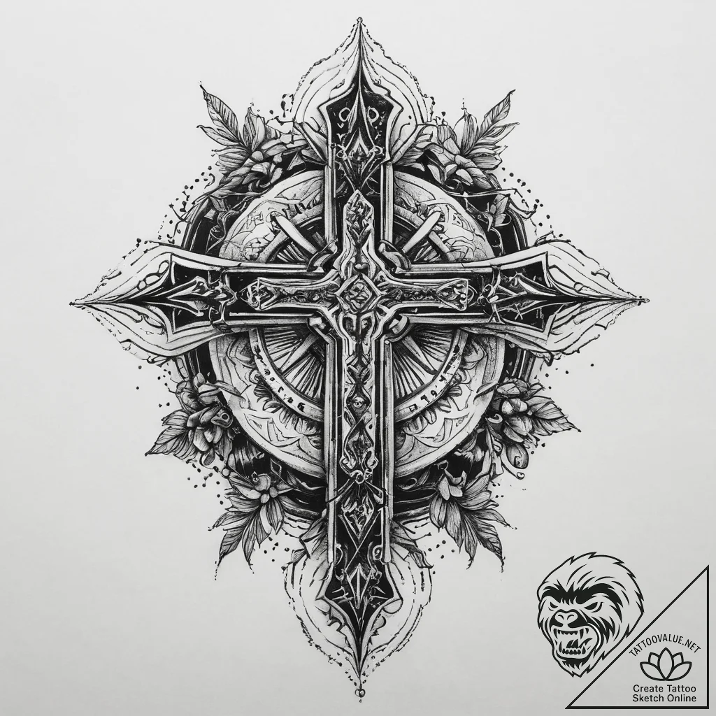 Tattoo sketch duplicate, tattoo flash sheet d... - tattoo sketch (№1760443732_0, 14.10.2025 12:08) — tattoovalue.net
