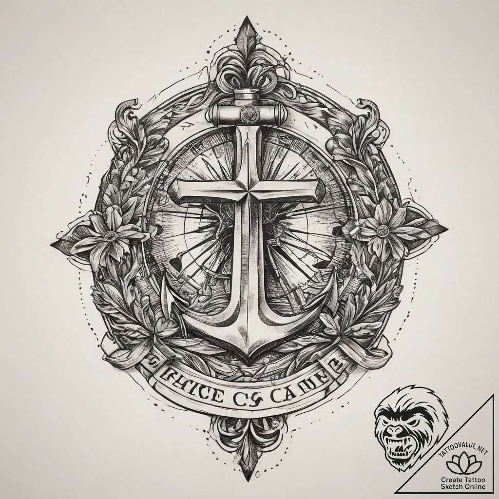 Tattoo sketch map, artistic tattoo sketch, on... - tattoo sketch (№1760445682_0, 14.10.2025 12:41) — tattoovalue.net