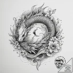 Tattoo sketch cosmic soil, concept art for ta… – tattoo sketch (№1760448946_0, 14.10.2025 13:35) — tattoovalue.net