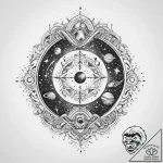 Tattoo sketch cosmic world – tattoo sketch (№1760449381_0, 14.10.2025 13:43) — tattoovalue.net