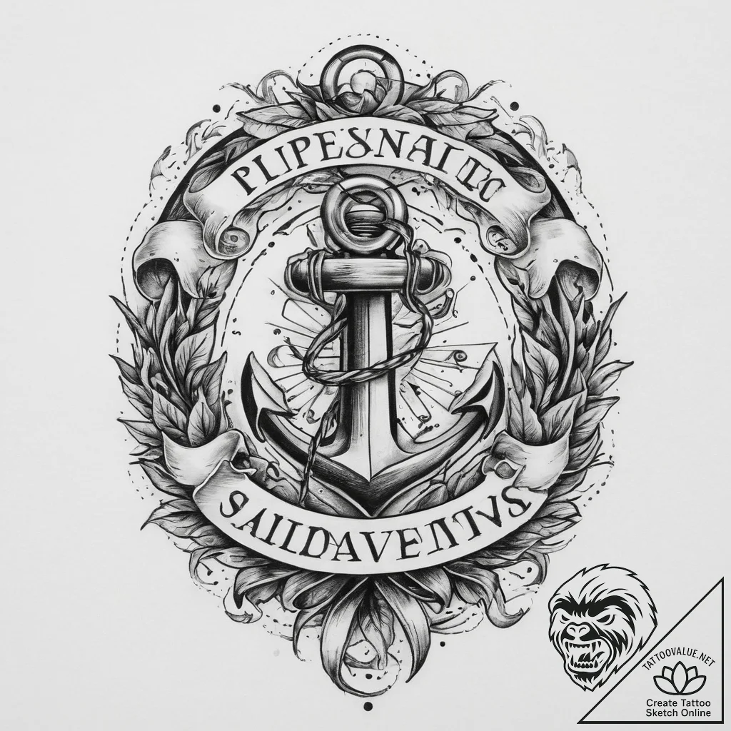 Tattoo sketch ribbon tattoo, artistic tattoo... - tattoo sketch (№1760450268_0, 14.10.2025 13:57) — tattoovalue.net