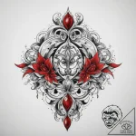 Tattoo sketch crystal, concept art for tattoo… – tattoo sketch (№1760452217_0, 14.10.2025 14:30) — tattoovalue.net