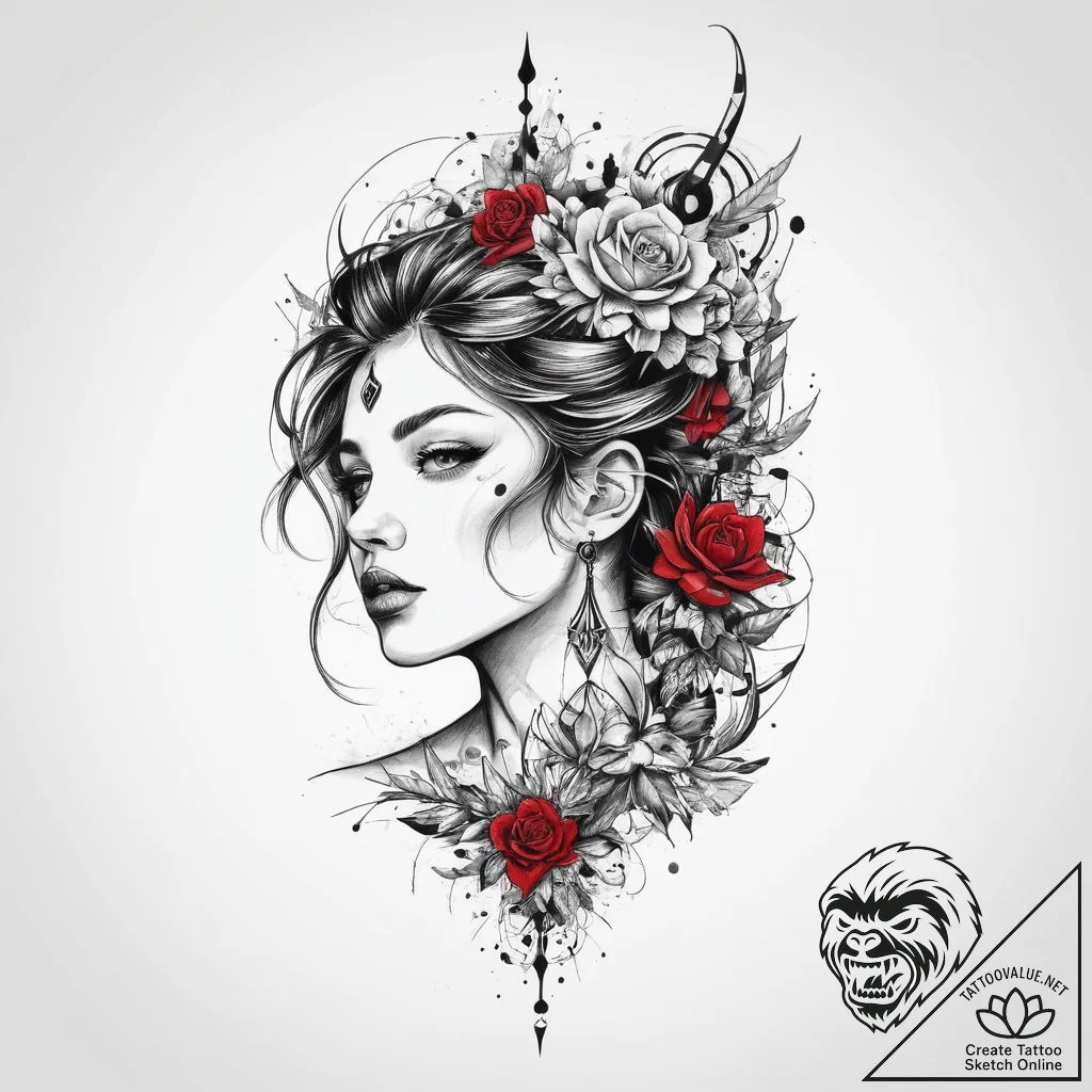 Tattoo sketch champion, artistic tattoo sketc... - tattoo sketch (№1760453743_0, 14.10.2025 14:55) — tattoovalue.net