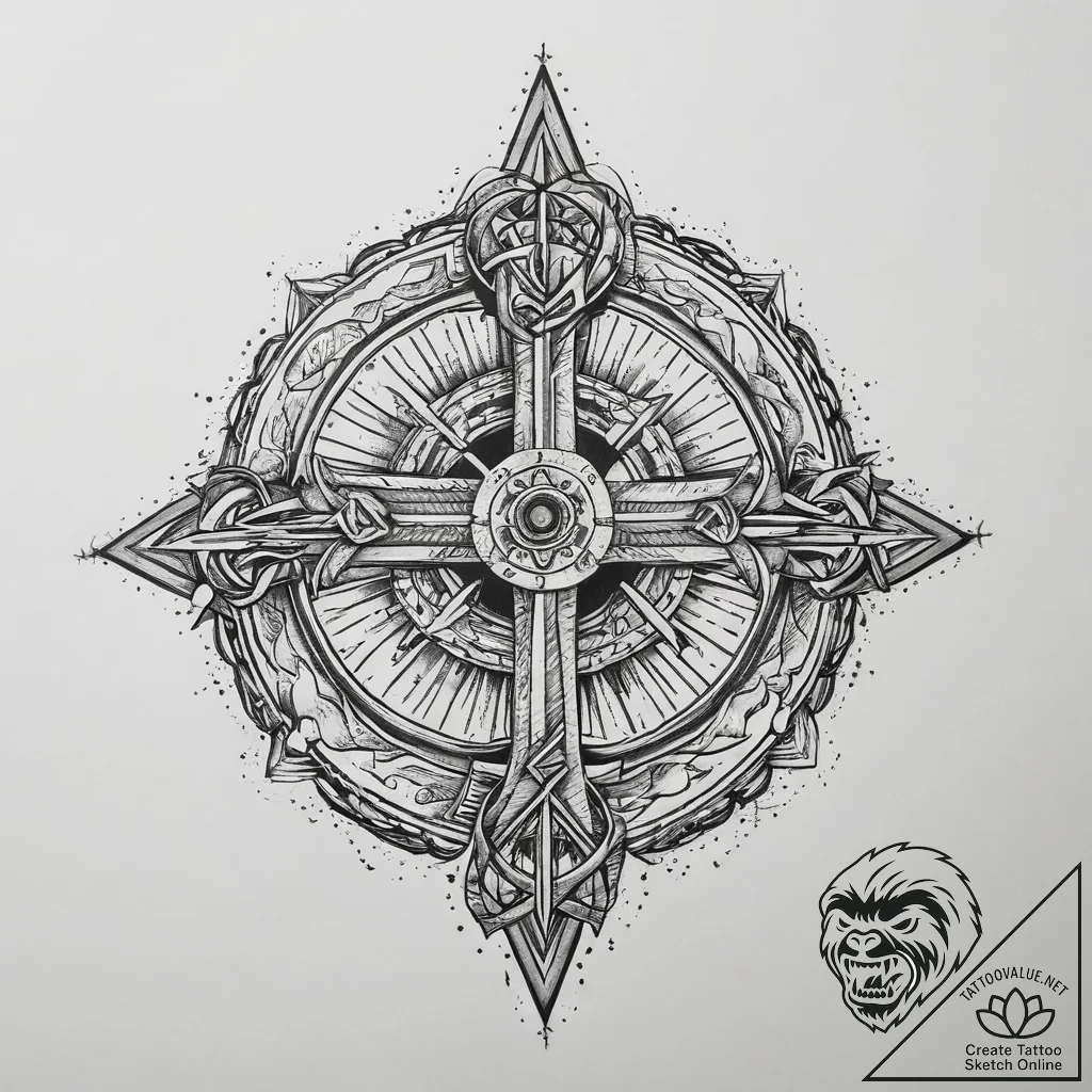 Tattoo sketch emotion, tattoo drawing outline... - tattoo sketch (№1760455476_0, 14.10.2025 15:24) — tattoovalue.net