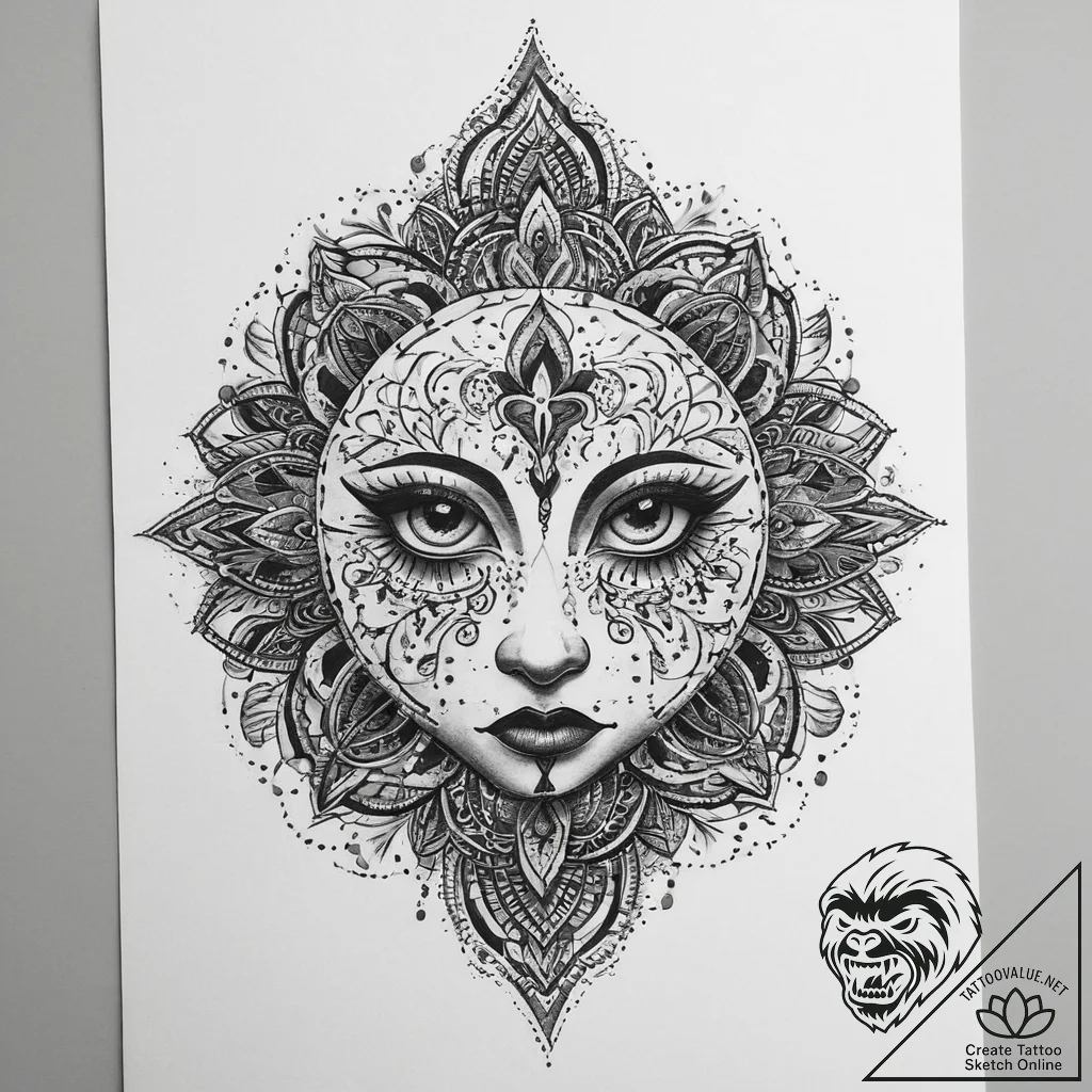 Tattoo sketch clone, artistic tattoo sketch,... - tattoo sketch (№1760455692_0, 14.10.2025 15:28) — tattoovalue.net