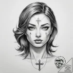 Tattoo sketch realistic портрет человека, tat… – tattoo sketch (№1760455908_0, 14.10.2025 15:31) — tattoovalue.net