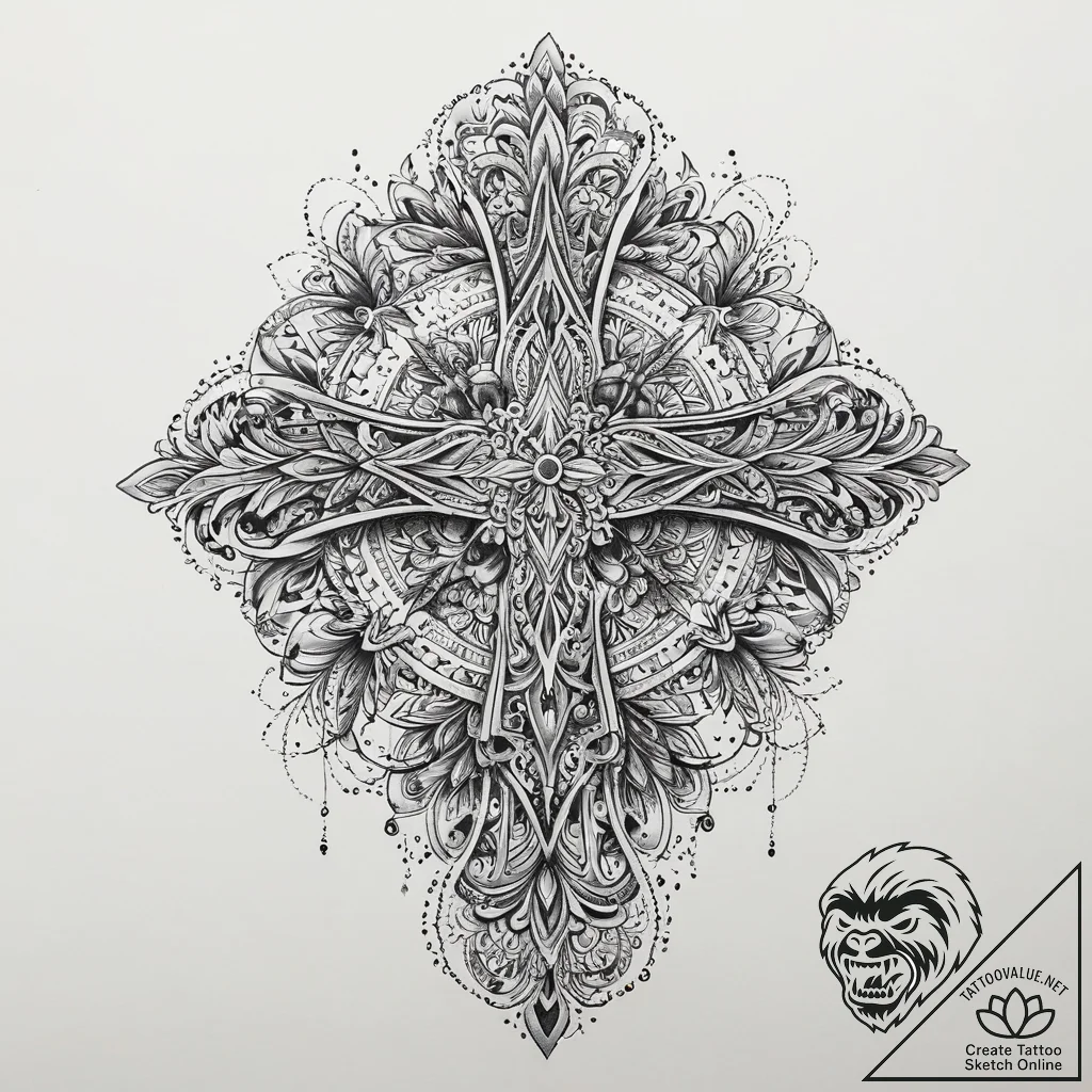Tattoo sketch face, tattoo flash sheet design... - tattoo sketch (№1760457208_0, 14.10.2025 15:53) — tattoovalue.net