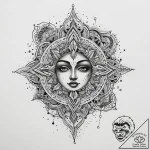 Tattoo sketch holy narrative, ink illustratio… – tattoo sketch (№1760457424_0, 14.10.2025 15:57) — tattoovalue.net