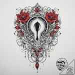 Tattoo sketch vintage keyhole, artistic tatto… – tattoo sketch (№1760459610_0, 14.10.2025 16:33) — tattoovalue.net