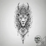 Tattoo sketch leg, tattoo line art, realistic… – tattoo sketch (№1760463524_0, 14.10.2025 17:38) — tattoovalue.net