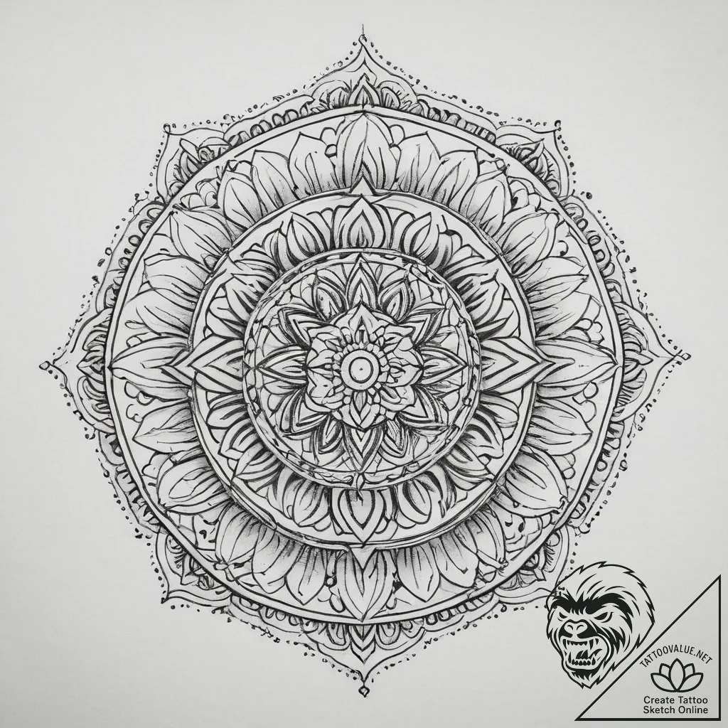 Tattoo sketch hindu mythology, tattoo sketch... - tattoo sketch (№1760465039_0, 14.10.2025 18:03) — tattoovalue.net