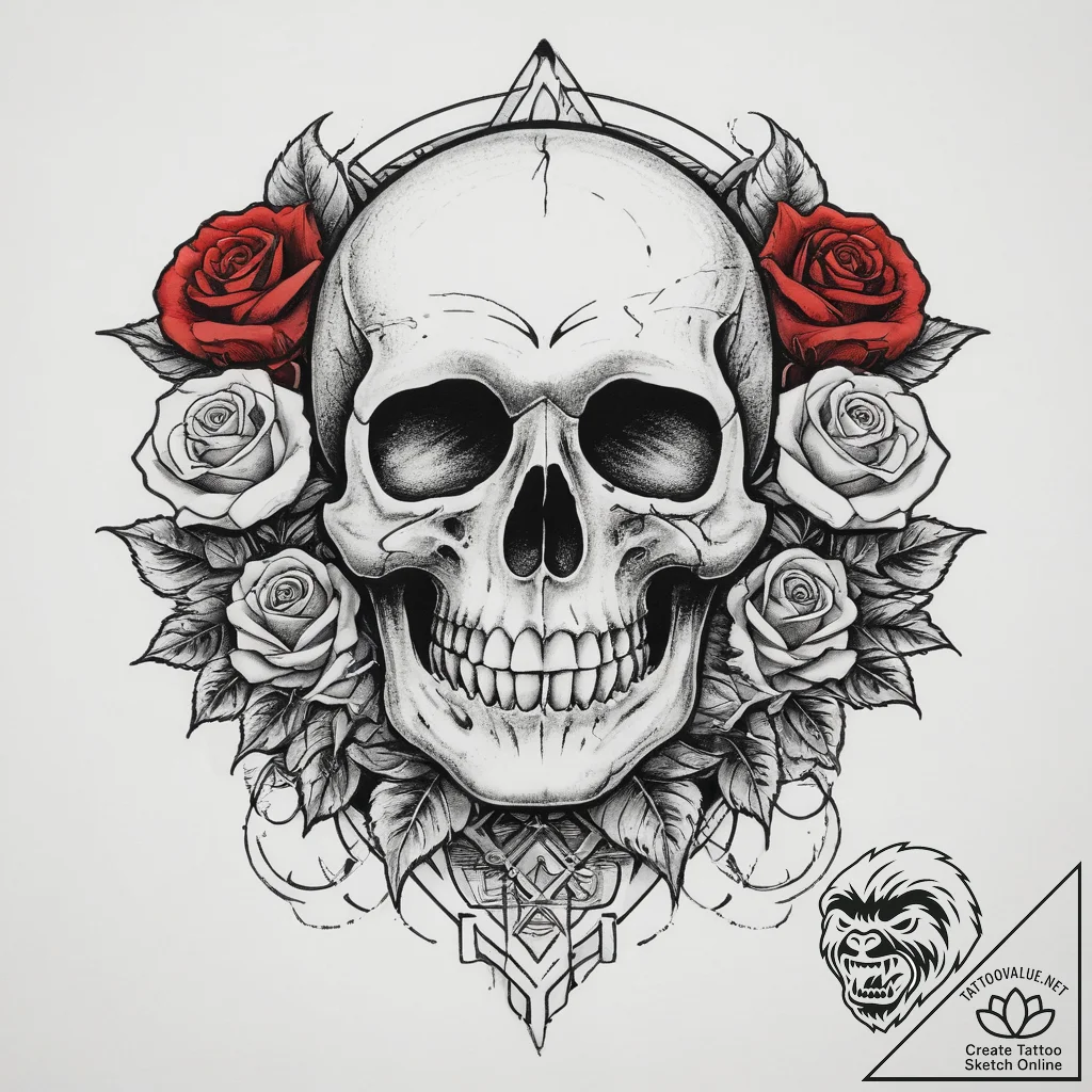 Tattoo sketch military emblem, tattoo flash s... - tattoo sketch (№1760465912_0, 14.10.2025 18:18) — tattoovalue.net