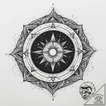 Tattoo sketch cosmic beginning, artistic tatt… – tattoo sketch (№1760466352_0, 14.10.2025 18:25) — tattoovalue.net
