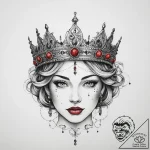 Tattoo sketch crown, tattoo drawing outline,… – tattoo sketch (№1760468743_0, 14.10.2025 19:05) — tattoovalue.net