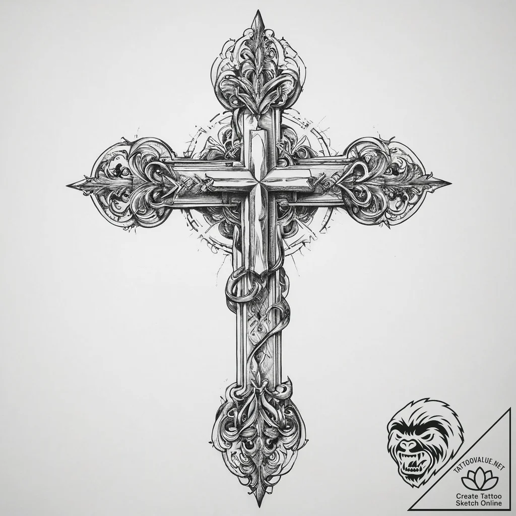 Tattoo sketch journey, artistic tattoo sketch... - tattoo sketch (№1760468960_0, 14.10.2025 19:09) — tattoovalue.net